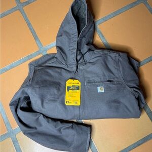 Carhartt Washed Duck Sherpa Lined Jacket